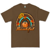 Cacao thankful pumpkin rainbow Premium Tee - BundleAndBundleShop