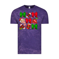 Cloud Purple Christmas teacher Vintage Tee - CowhideDigitalArt