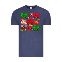 Vintage Denim Christmas teacher Vintage Tee - CowhideDigitalArt
