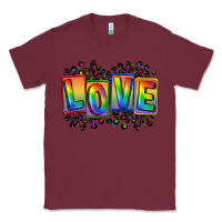 Burgundy Love pride Classic Tee - FaDigitalArtStudio
