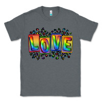 Charcoal Heather Love pride Classic Tee - FaDigitalArtStudio