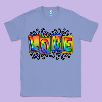 Love Pride Classic Tee Designed By Fadigitalartstudio