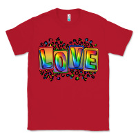 Red Love pride Classic Tee - FaDigitalArtStudio