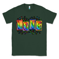 Sports Green Love pride Classic Tee - FaDigitalArtStudio