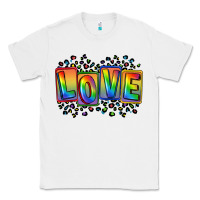 White Love pride Classic Tee - FaDigitalArtStudio