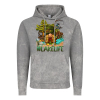 Cloud Rock lake life gnome Vintage Hoodie - BarkalooDesign