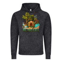 Vintage Black lake life gnome Vintage Hoodie - BarkalooDesign