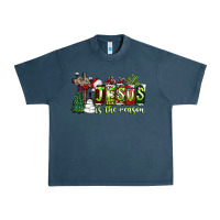 Midnight Navy jesus İs the reason Urban Heavy Tee - CowhideDigitalArt