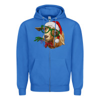 True Royal christmas goat Zipper Hoodie - RanaPortraitStore