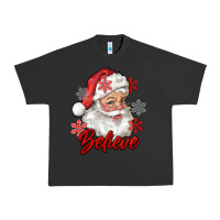 Pigment Black santa believe Urban Heavy Tee - RanaPortraitStore