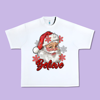 Santa Believe Urban Heavy Tee Designed By Ranaportraitstore