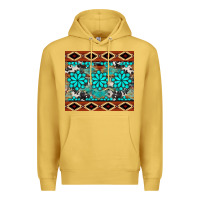 Antique Gold gemstone tumbler Premium Hoodie - BarkalooDesign