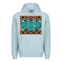 Blue Mist gemstone tumbler Premium Hoodie - BarkalooDesign