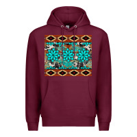 Burgundy gemstone tumbler Premium Hoodie - BarkalooDesign