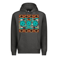 Charcoal Heather gemstone tumbler Premium Hoodie - BarkalooDesign