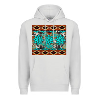 Dove Grey gemstone tumbler Premium Hoodie - BarkalooDesign