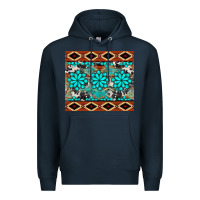 Navy gemstone tumbler Premium Hoodie - BarkalooDesign