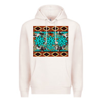 Pale Pink gemstone tumbler Premium Hoodie - BarkalooDesign