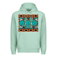 Seafoam gemstone tumbler Premium Hoodie - BarkalooDesign
