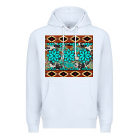 White gemstone tumbler Premium Hoodie - BarkalooDesign