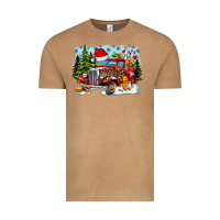 Vintage Camel Christmas truck Vintage Tee - CowhideDigitalArt