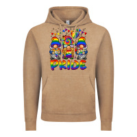 Vintage Coffee pride gnome Vintage Hoodie - BarkalooDesign