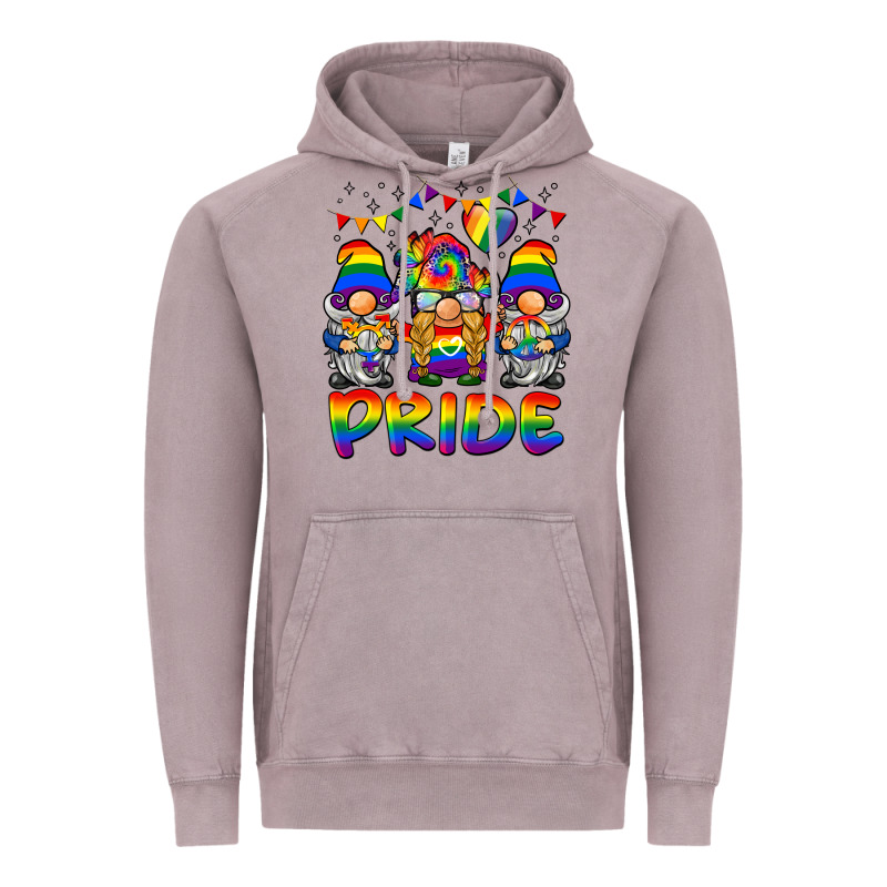 Pride Gnome Vintage Hoodie by BarkalooDesign | Teevron