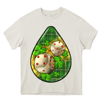Cream st.patrick's teardrop earrings Heavy Core Tee - FaDigitalArtStudio