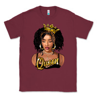 Burgundy black queen Classic Tee - FaDigitalArtStudio