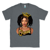 Charcoal Heather black queen Classic Tee - FaDigitalArtStudio