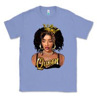 Colony Blue black queen Classic Tee - FaDigitalArtStudio