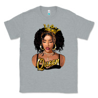 Heather Grey black queen Classic Tee - FaDigitalArtStudio