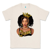 Natural black queen Classic Tee - FaDigitalArtStudio