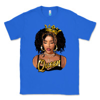 True Royal black queen Classic Tee - FaDigitalArtStudio