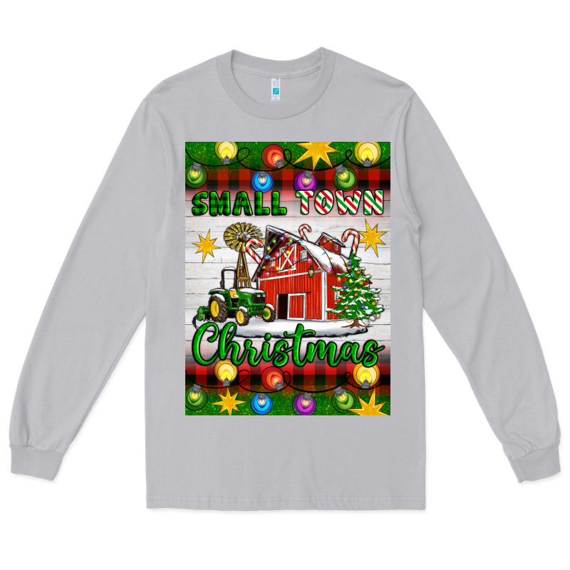 Small Town Christmas Long Sleeve Tee by Artiststas | Teevron