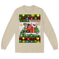 Mushroom Small Town Christmas Long Sleeve Tee - Artiststas