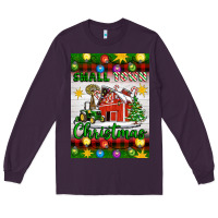 Plum Small Town Christmas Long Sleeve Tee - Artiststas