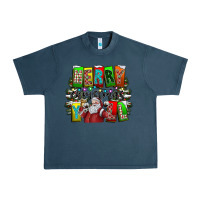 Midnight Navy merry christmas yall Urban Heavy Tee - CowhideDigitalArt