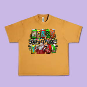 Merry Christmas Yall Urban Heavy Tee Designed By Cowhidedigitalart