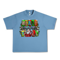 Pebble Blue merry christmas yall Urban Heavy Tee - CowhideDigitalArt