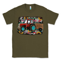 Army Green western tracktor Classic Tee - RanaPortraitStore