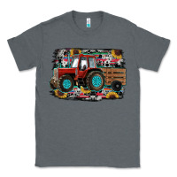 Charcoal Heather western tracktor Classic Tee - RanaPortraitStore
