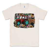 Natural western tracktor Classic Tee - RanaPortraitStore