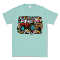 Seafoam western tracktor Classic Tee - RanaPortraitStore