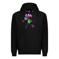 Black Be Kind Autism Semicolon Premium Hoodie - Jasminsmagicworld