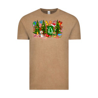 Vintage Coffee Christmas teacher Vintage Tee - CowhideDigitalArt