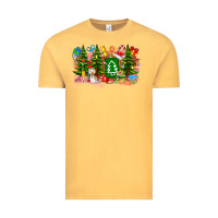 Vintage Mustard Christmas teacher Vintage Tee - CowhideDigitalArt