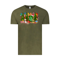 Vintage Olive Christmas teacher Vintage Tee - CowhideDigitalArt