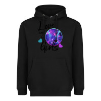 Black I Love My Softball Girl Heavyweight Hoodie - Bettercallsaul