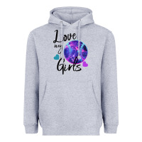 Heather Grey I Love My Softball Girl Heavyweight Hoodie - Bettercallsaul